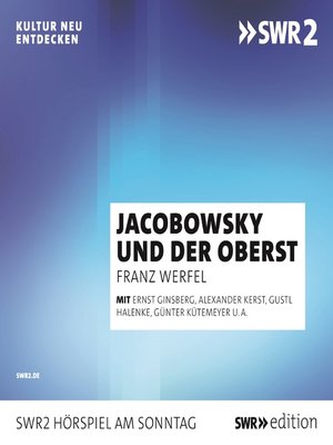 cover image of Jacobowsky und der Oberst